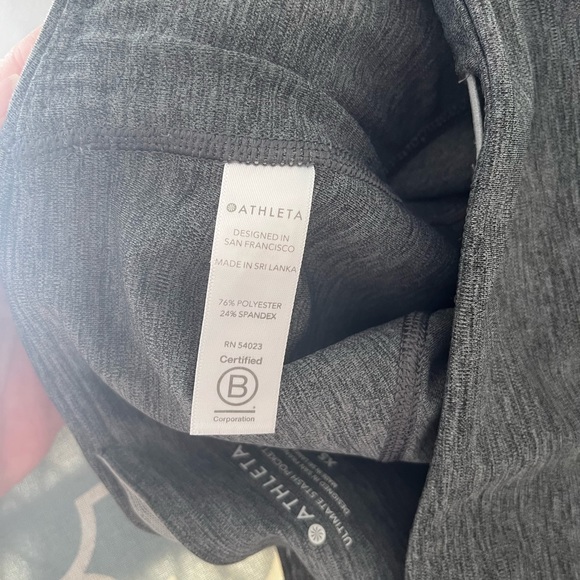 ATHLETA Ultimate Stash Pocket Capri in Heathered Grey - Picture 5 of 8